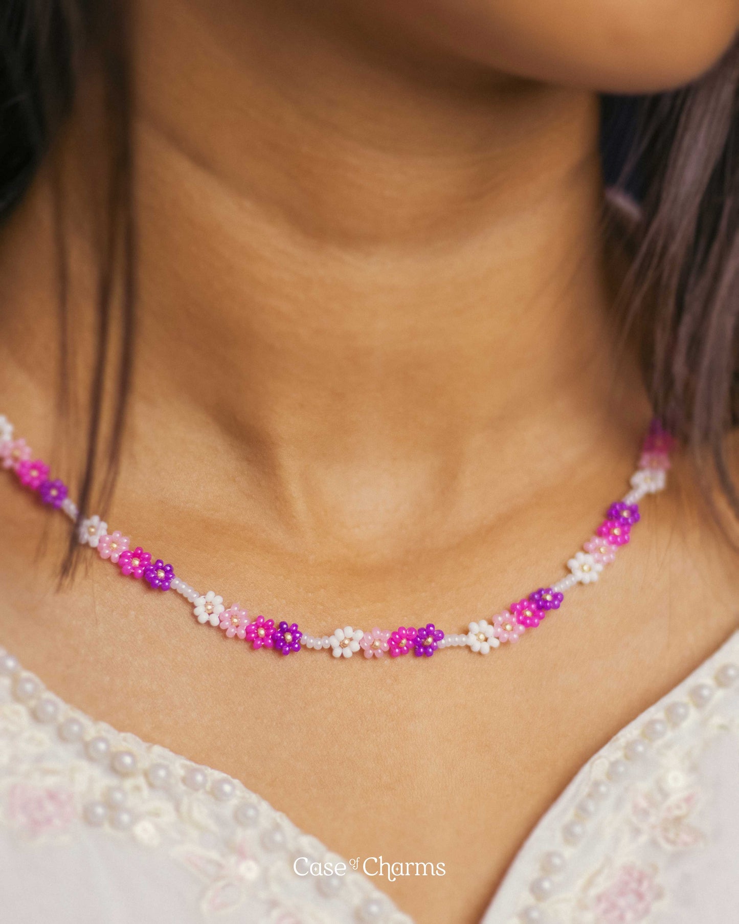 BLUSHING BUD NECKLACE