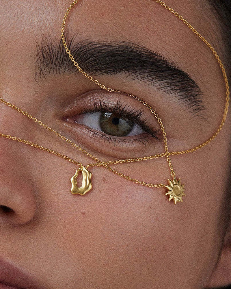 Sagittarius Flare Zodiac Necklace