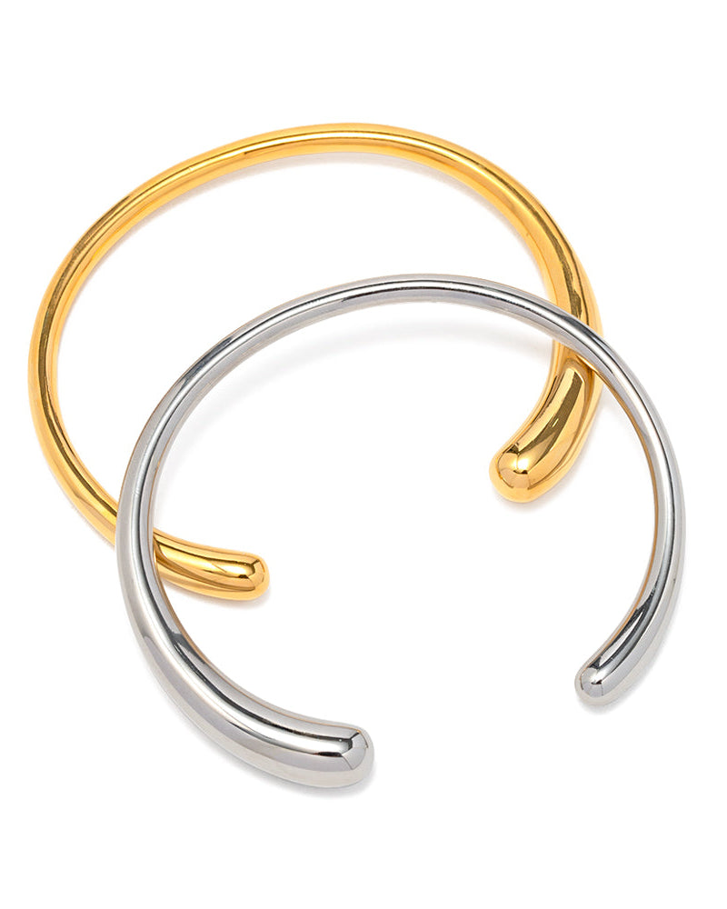 Bermuda Silver Cuff Bangle