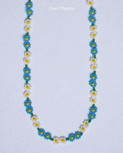 BLUEBELL DAISY NECKLACE