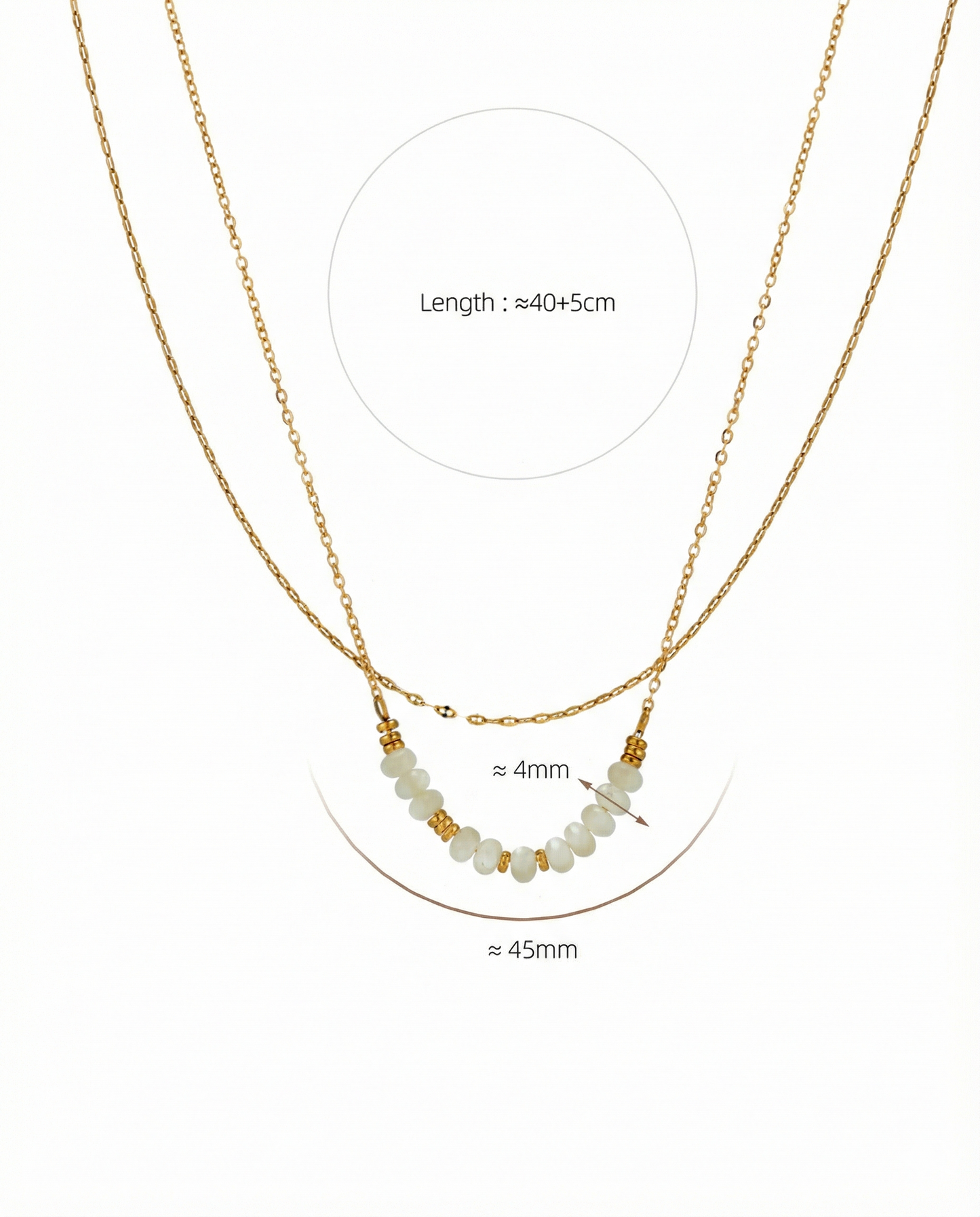 Ivory Tide Pendant Necklace