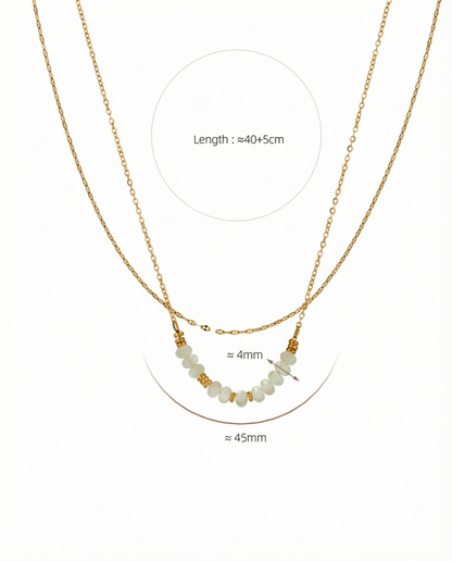 Ivory Tide Pendant Necklace