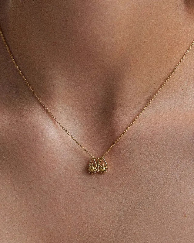 Libra Linea Zodiac Necklace