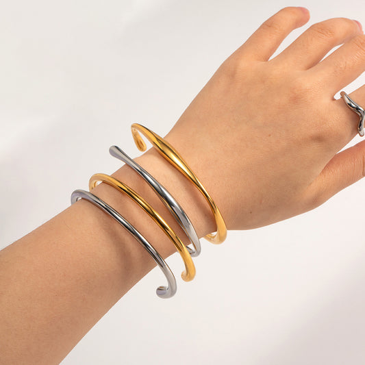 Bermuda Gold Cuff Bangle