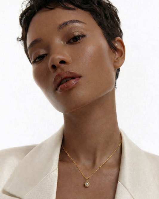 Pearl Crest Pendant Necklace