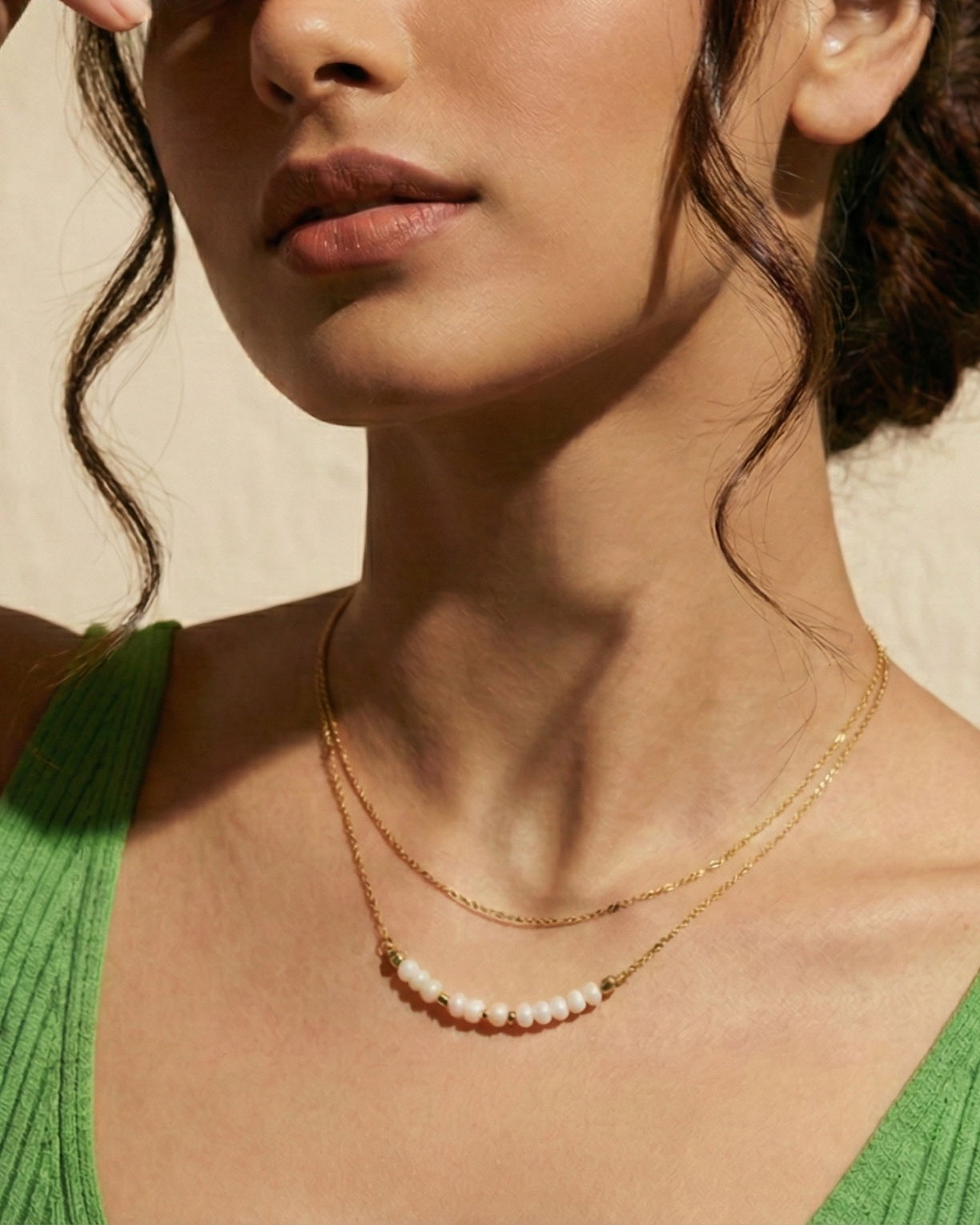 Ivory Tide Pendant Necklace