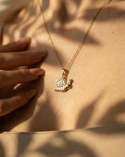 Tideborne Snail Charm Necklace