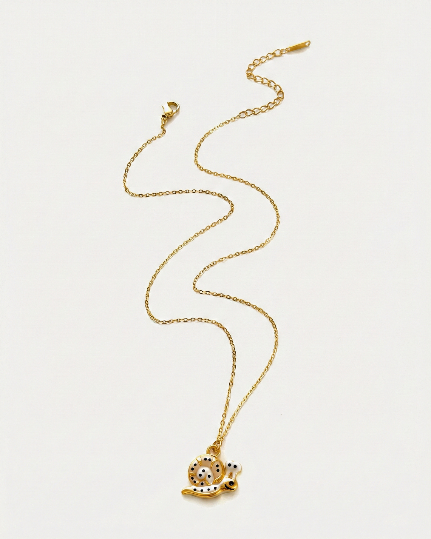 Tideborne Snail Charm Necklace