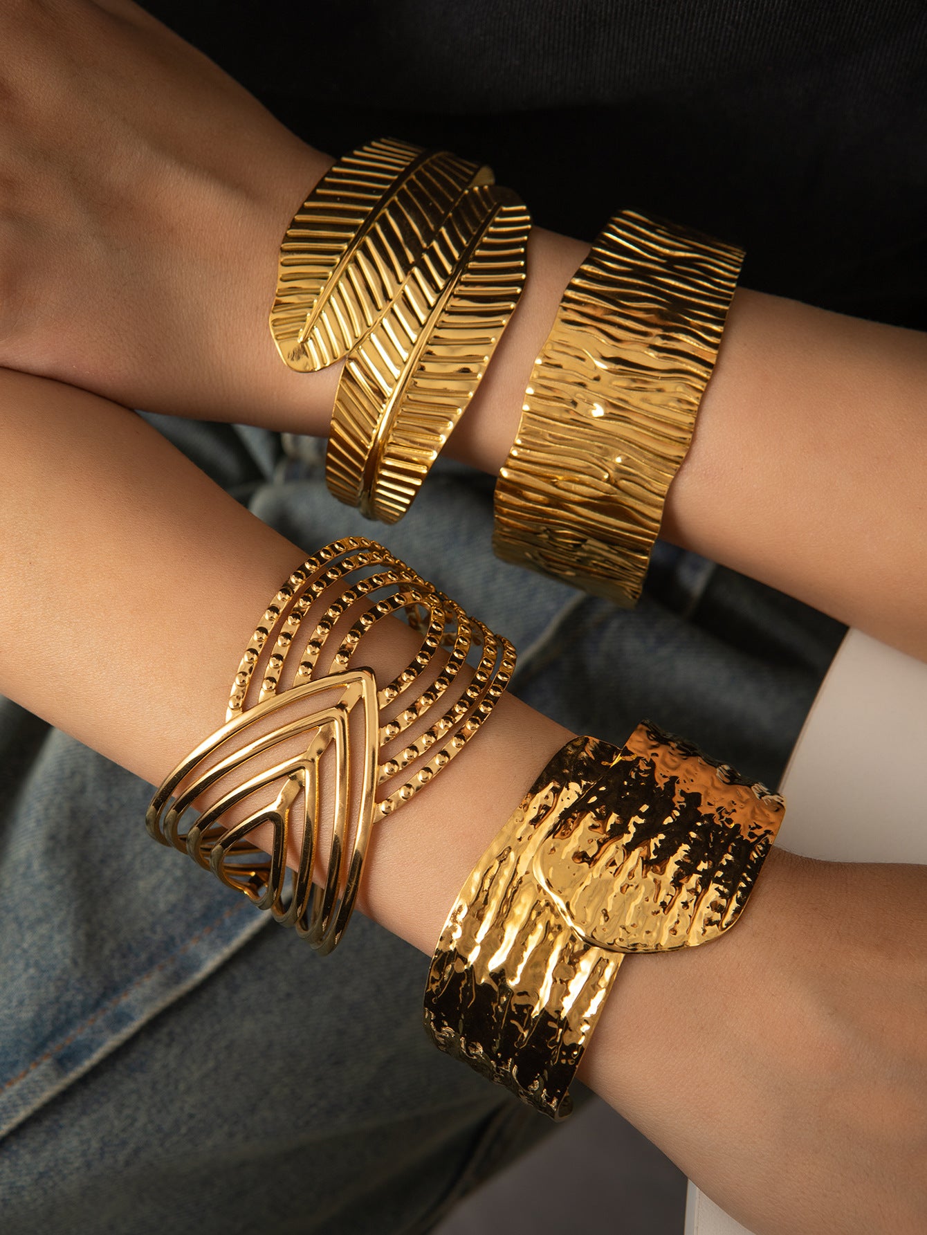 Aero Line Cuff Bangle