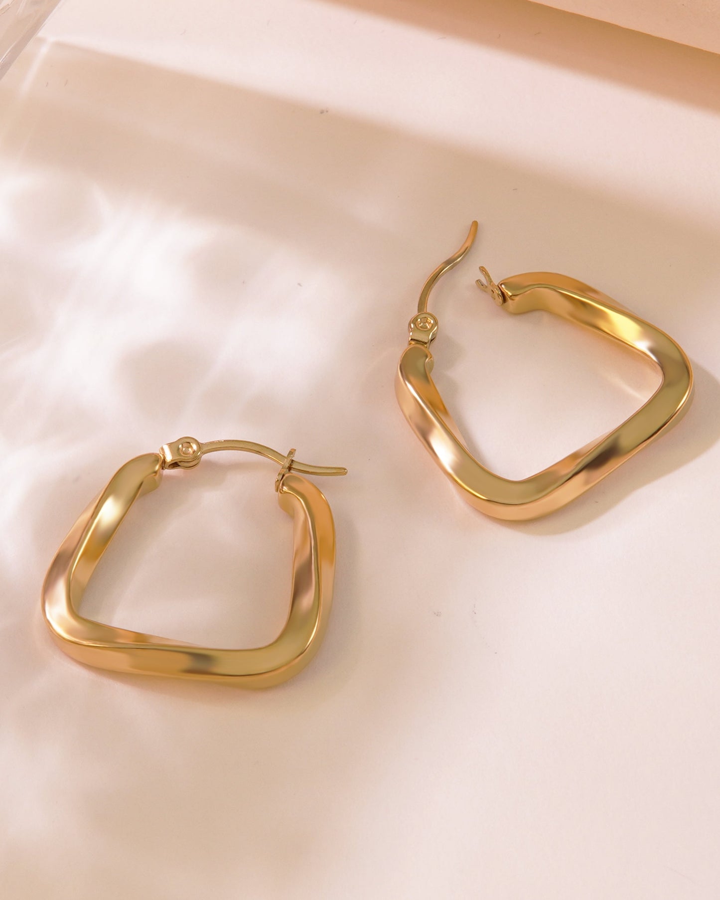 Golden Flex Hoop Earring