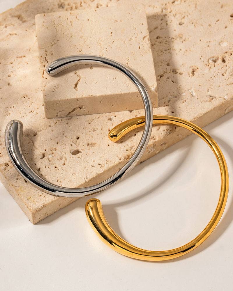 Bermuda Silver Cuff Bangle