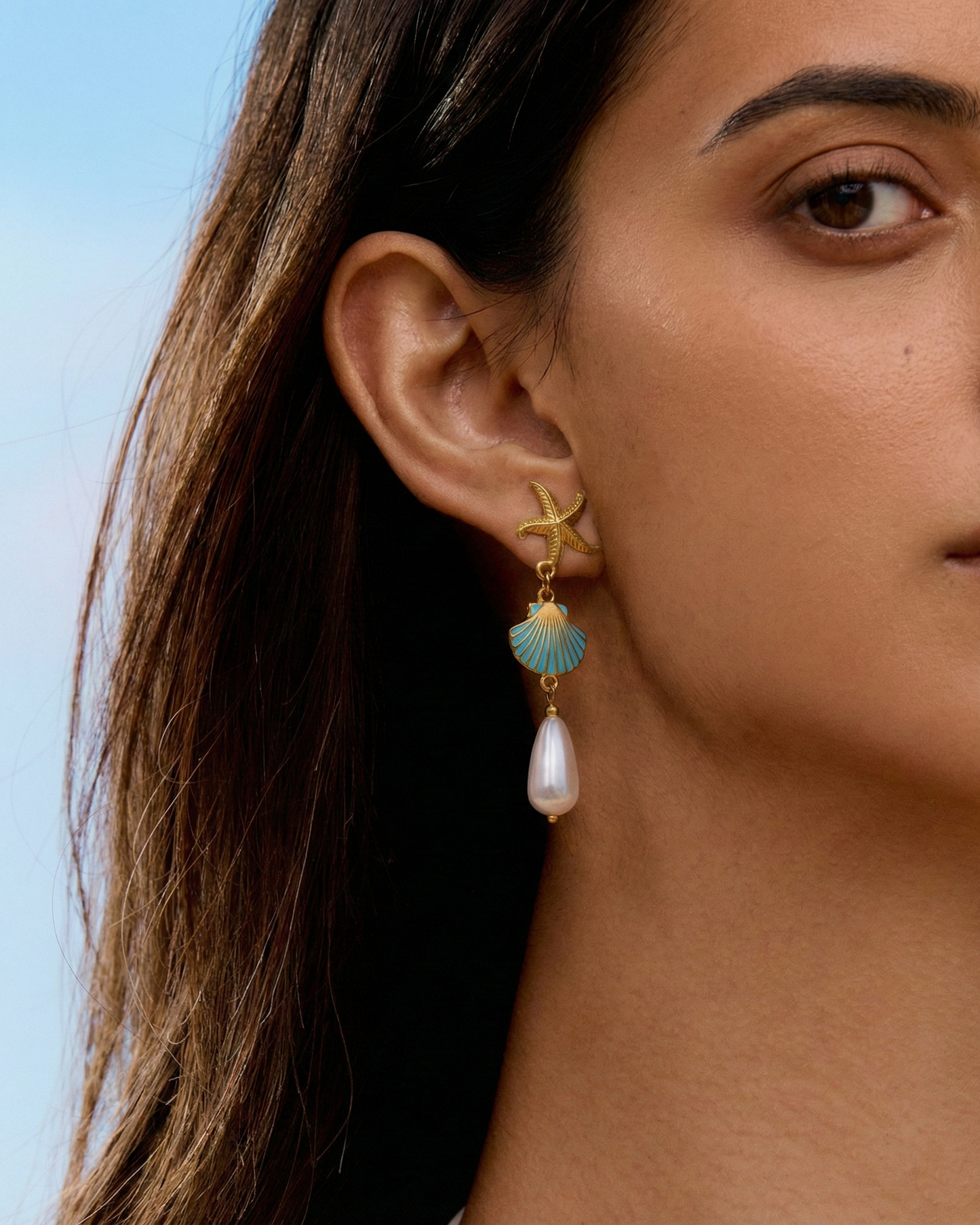 Tideora Shell Ear Stud