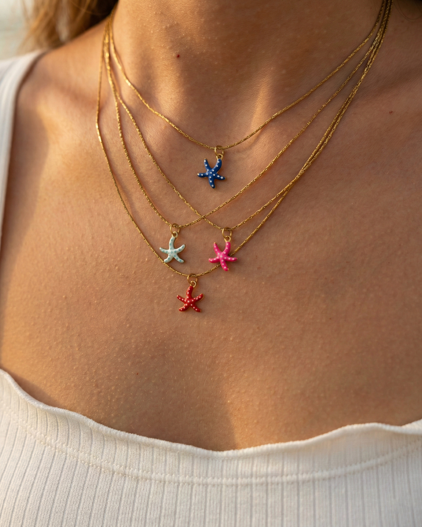 Demi Starfish Necklace