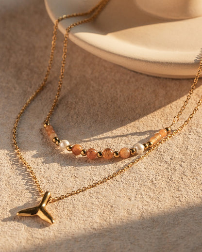 Little Fin Charm Necklace