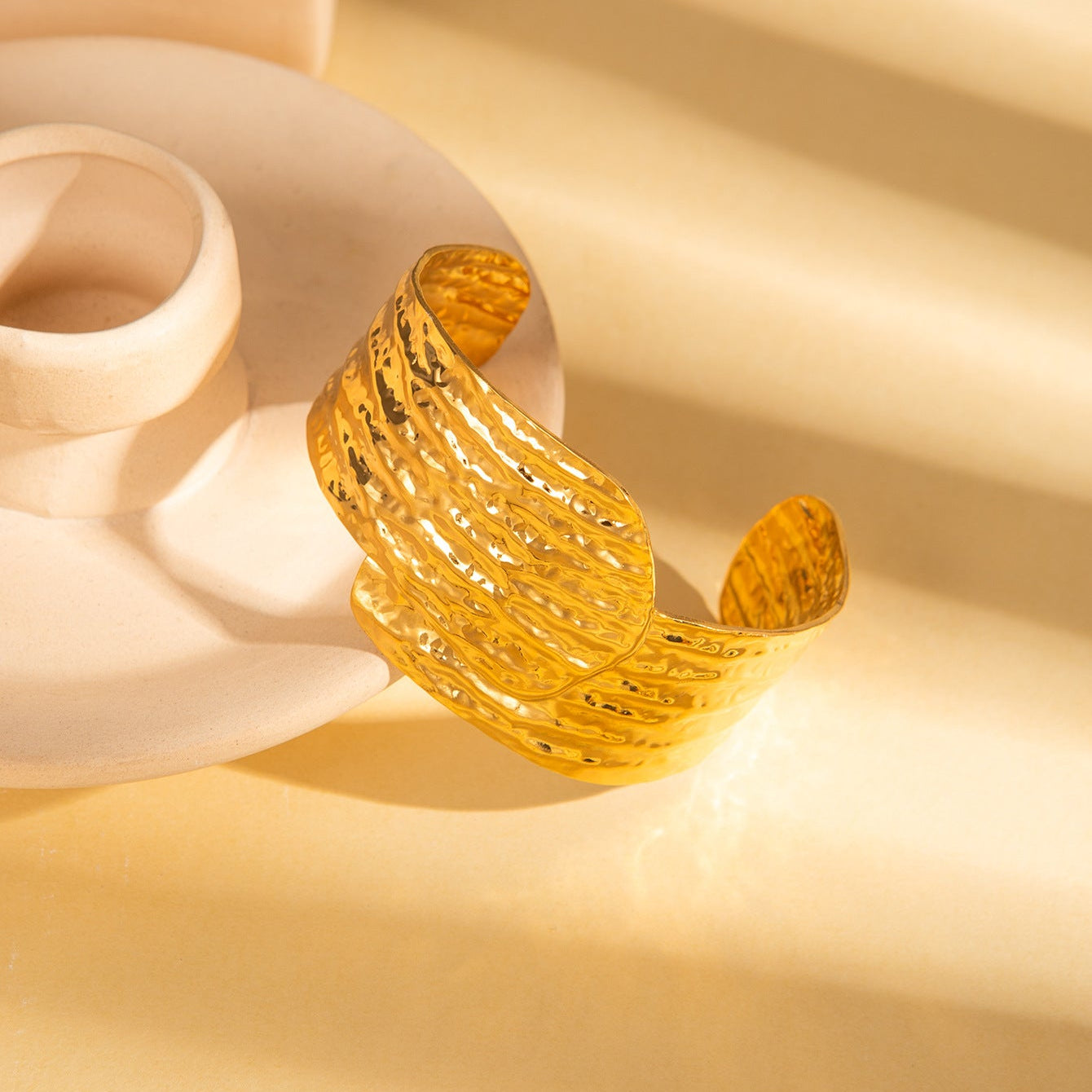 Dune Wave Cuff Bangle