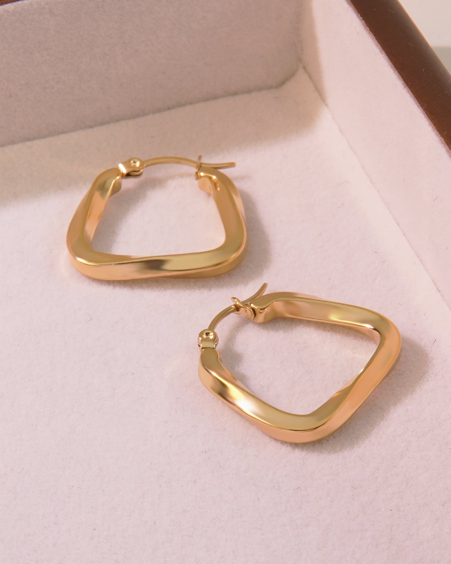 Golden Flex Hoop Earring