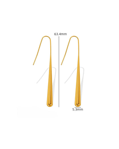 Dewelle Water Droplet Ear Hook