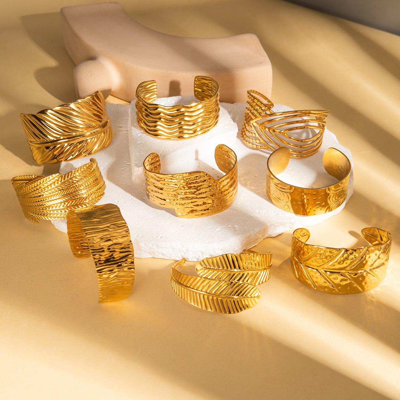 Dune Wave Cuff Bangle