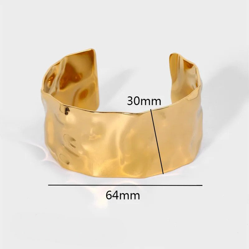 Dune Fold Cuff Bangle