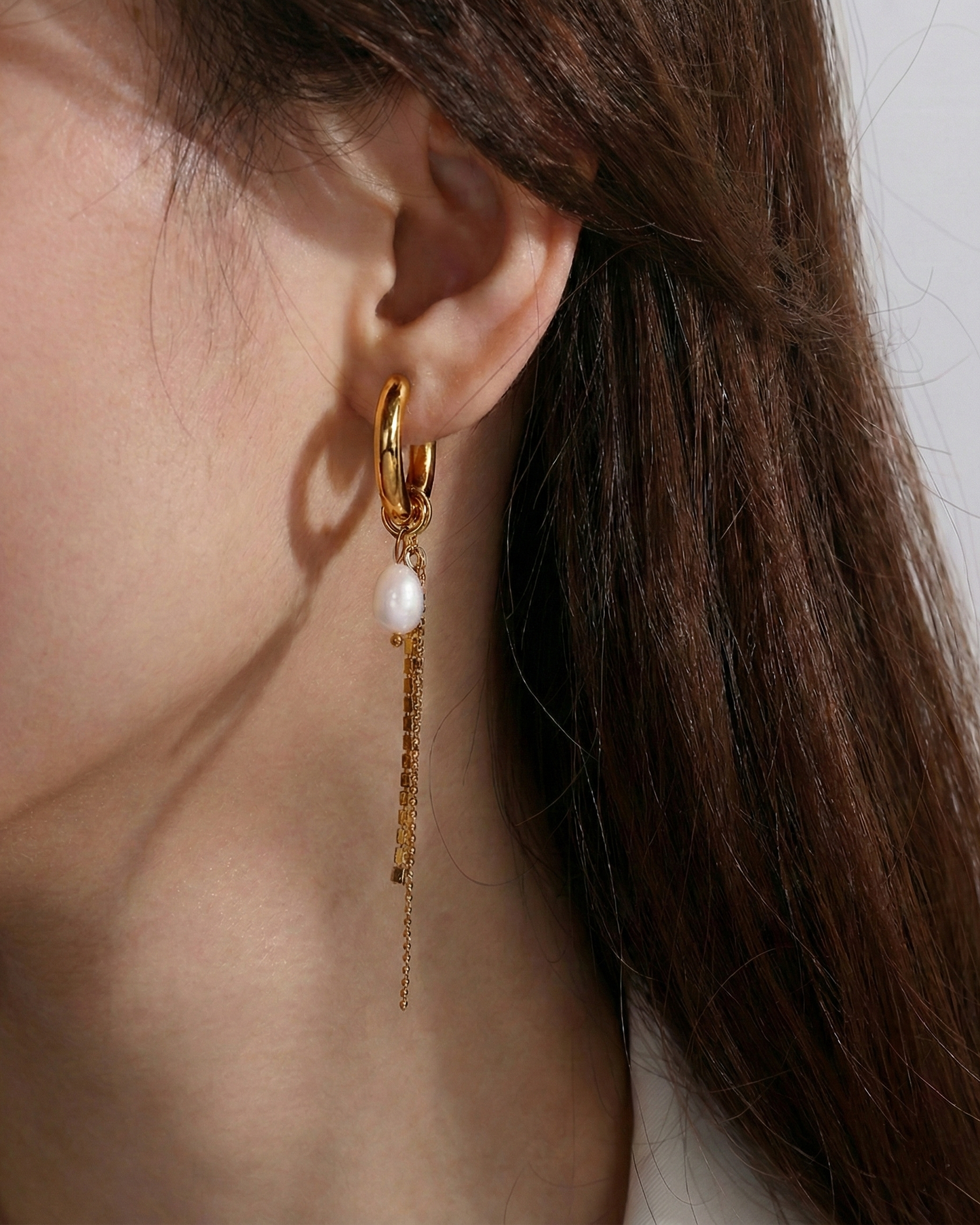 Astryx Pearl Drop Earrings