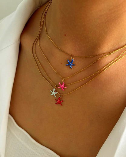 Demi Starfish Necklace