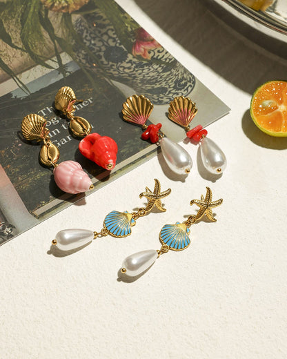 Tideora Shell Ear Stud