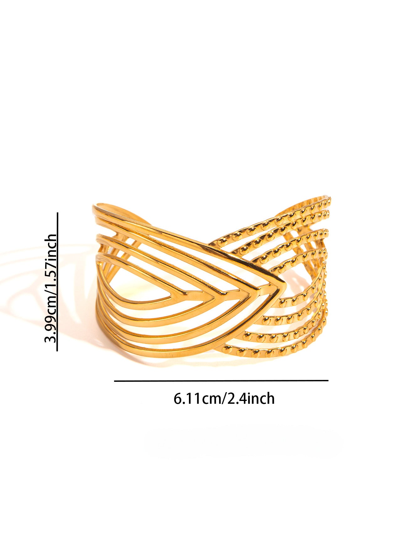 Aero Line Cuff Bangle