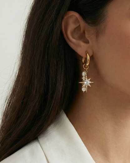 Astryx Pearl Drop Earrings
