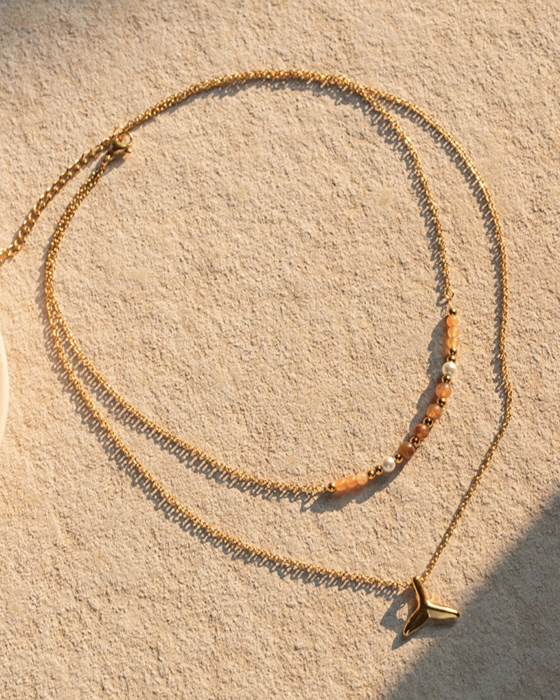 Little Fin Charm Necklace