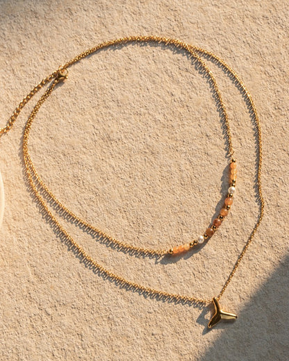 Little Fin Charm Necklace