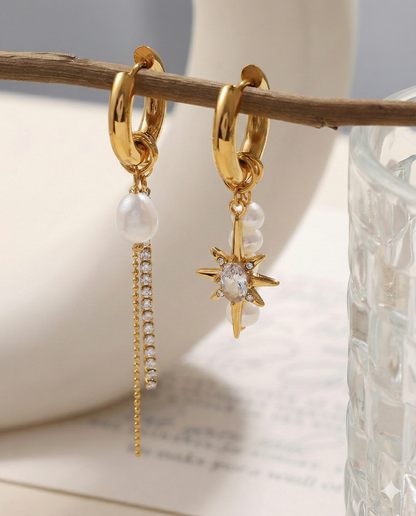 Astryx Pearl Drop Earrings