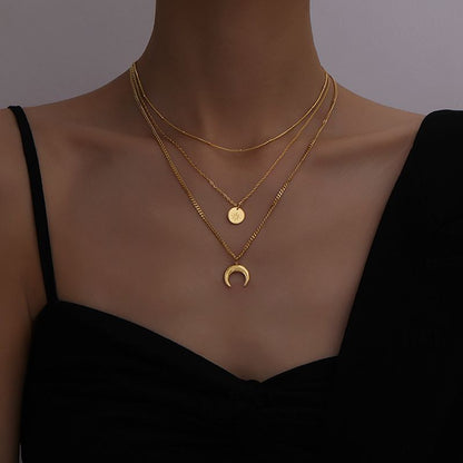 MOON STAR NECKLACE